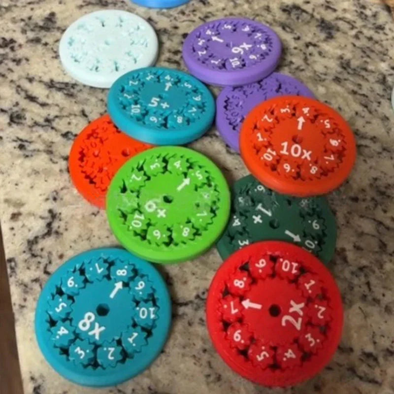 Geniuspinnersâ„¢ Math Facts Fidget Spinners