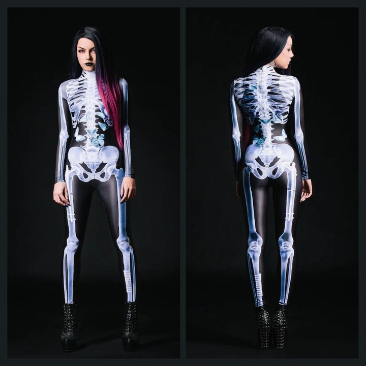 Skeleton Full Bodysuit Halloween