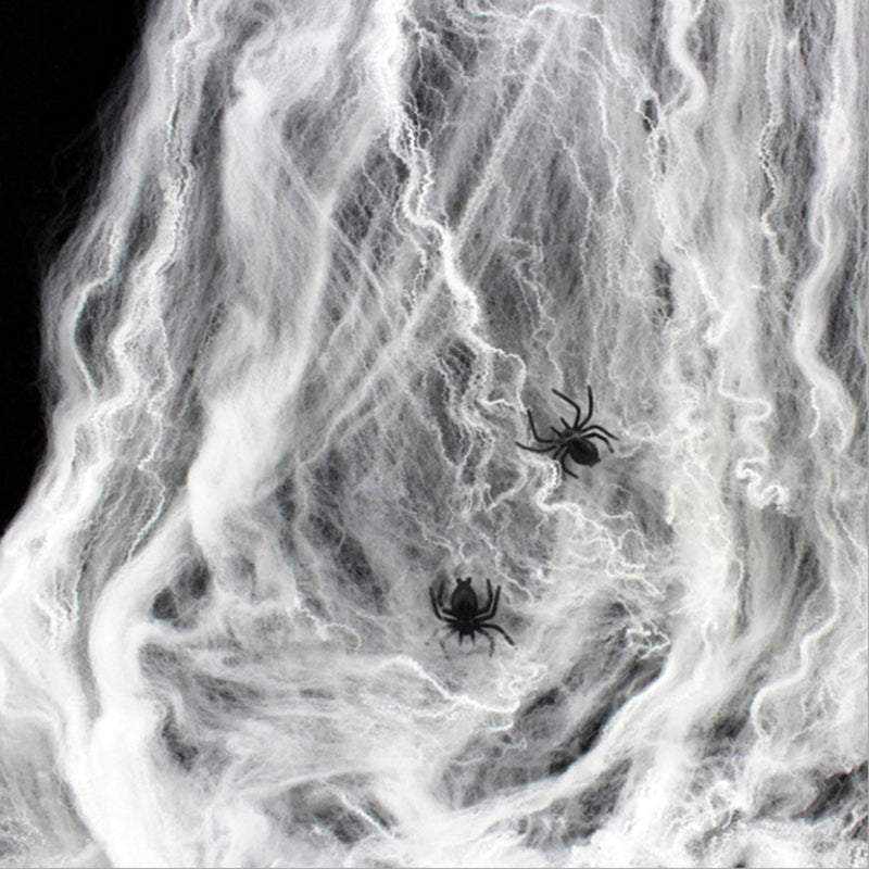 Webovers Halloween Super Stretch Spider Web Decor
