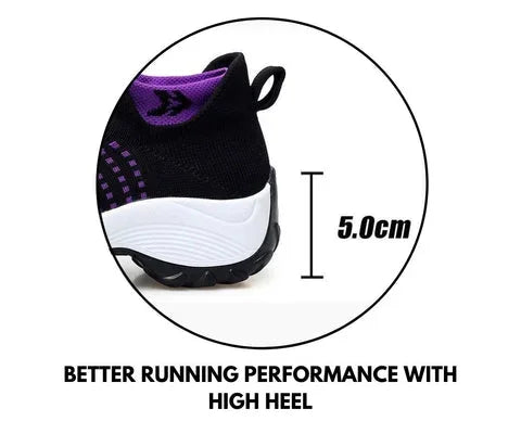 Women's Orthopedic Stretch Cushion Shoes Slip On Walking Shoes