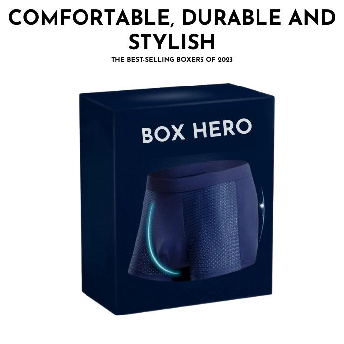 Boxhero – Pack Of 10 Bamboo Fiber Boxer Briefs Buy 5 Get