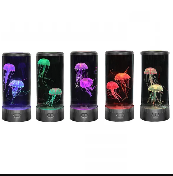 Led Jellyfish Lava Lamp & Aquarium For Kids Adults