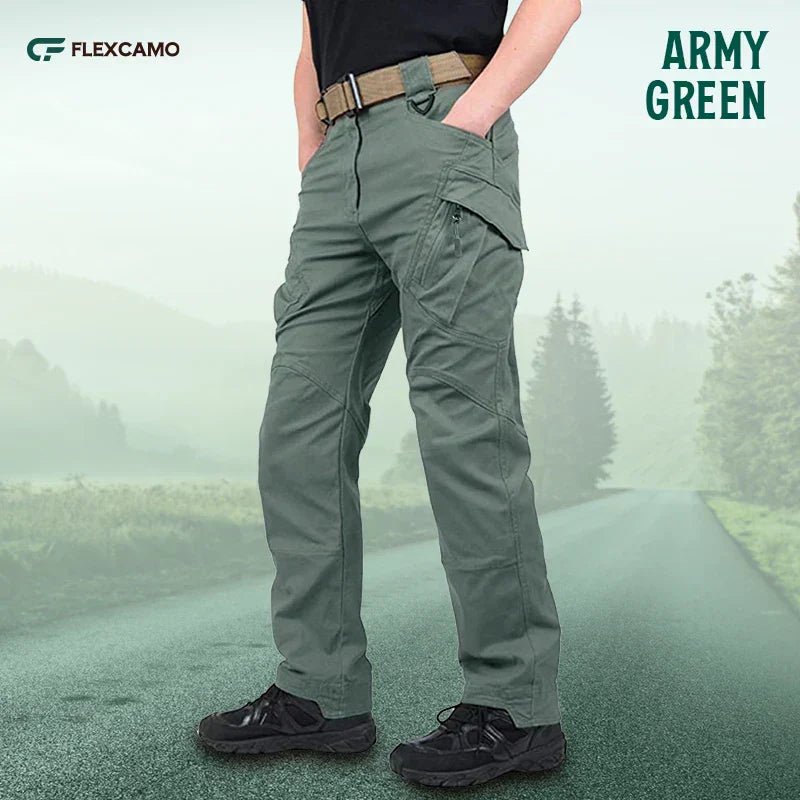 Flexcamo - Tactical Waterproof Pants Hot Sale 50% Army Green / S