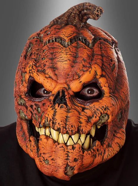 Pumpkin Mask With A Movable Jaw.