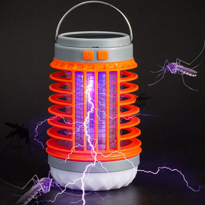 2024 Multifunctional Solar Anti-Mosquito Light Mosquito Killer Lamp Orange