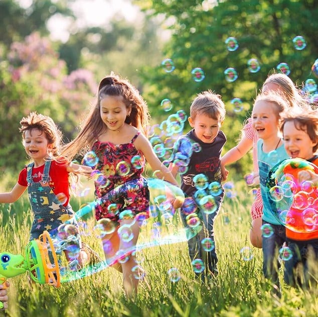 Electric Dinosaur Bubble Machine