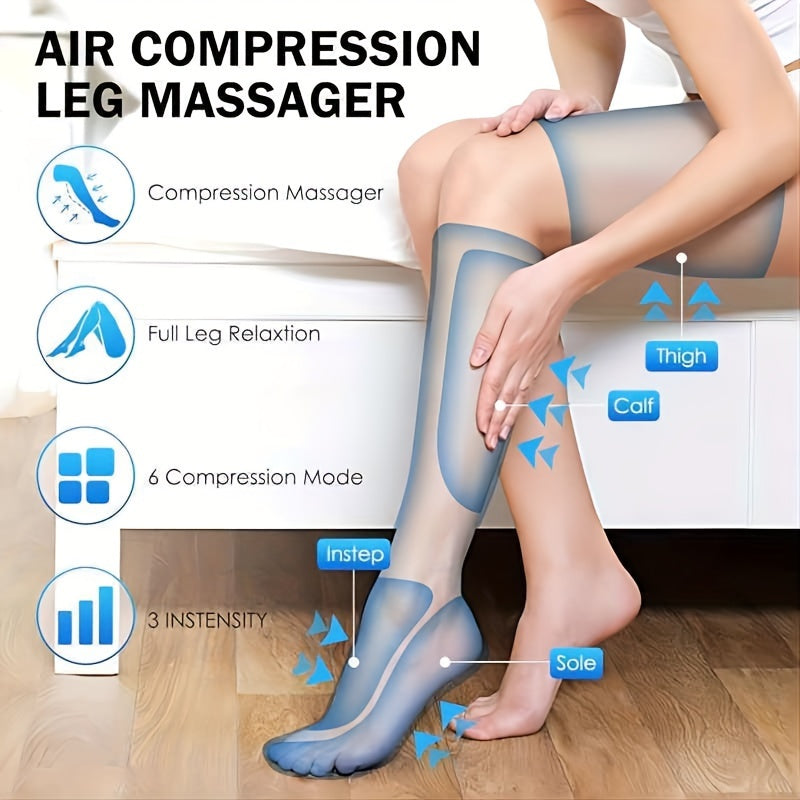 1 Pair-Leg Massager Leg With Air Compression For Circulation