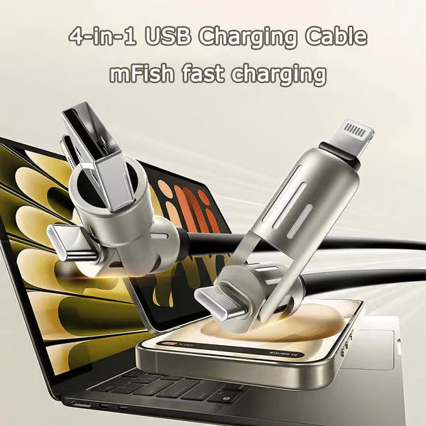 4-in-1 USB Charging Cable mFish fast charging MAX 240W