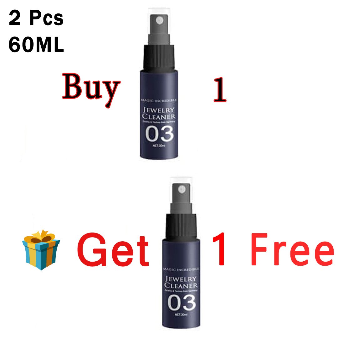 Jewelry Cleaner Spray-Big Promotion Day Buy 1 Get Free (2 Pcs-60Ml)