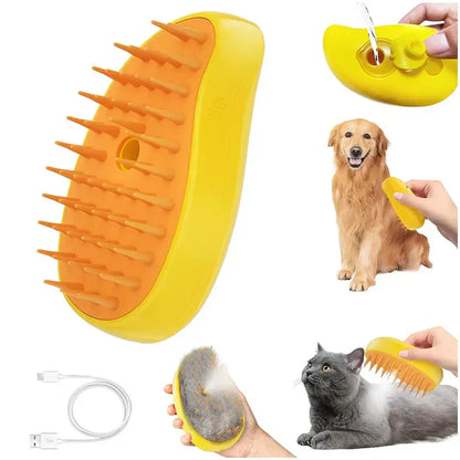 Steamy Pet Brush Yellow / Buy 1