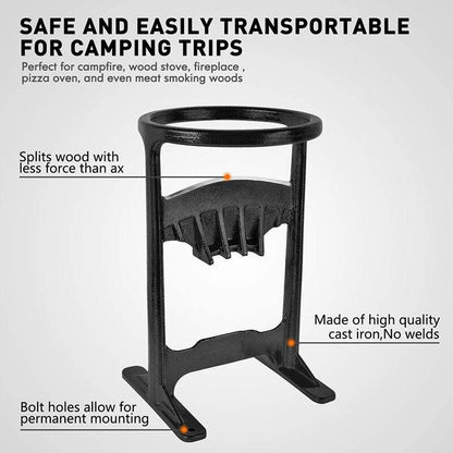 Cast Iron Manual Firewood Splitter