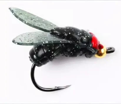 Bionic Fly Fishing Bait Black / 8Mm 20 Pcs