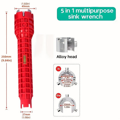 8-In-1 Multifunctional Sink Wrench