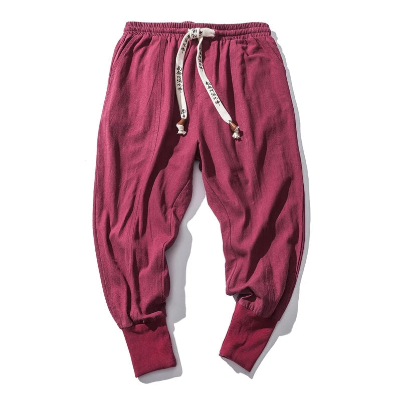 Men’s ’Katana’ Japan Style Pants Red / S Apparel