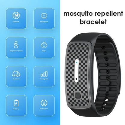 Ultrasonic Mosquito Repellent Bracelet - Usb Charging Charg